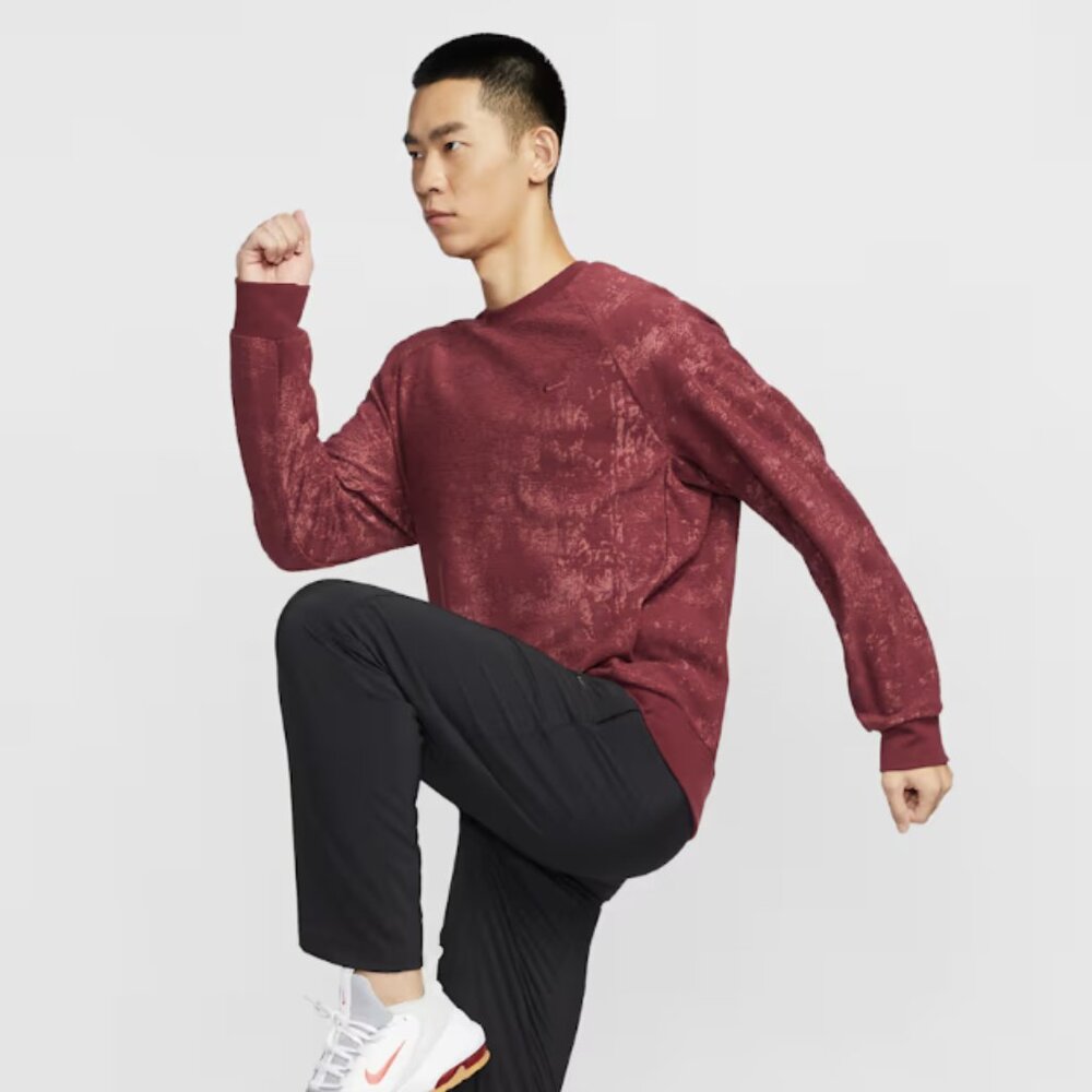 Nike • Primary Therma-FIT Versatile Crew • Dark Team Red • Men’s L - Picture 8 of 9